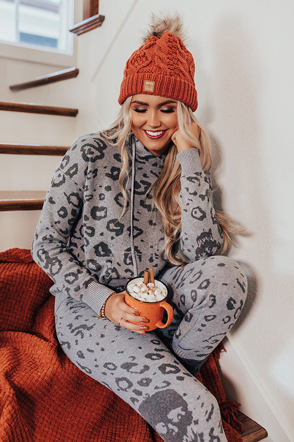 Cozy Surroundings Leopard Hoodie Image - 1