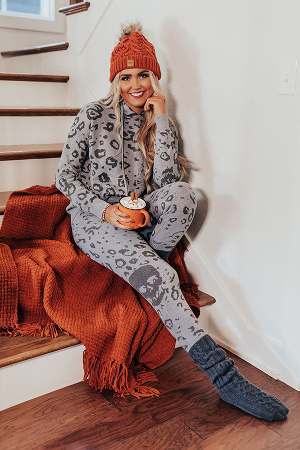 Cozy Surroundings Leopard Hoodie Image - 2