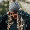 Cozy Mood Fleece Lined Beanie in Dark Grey Image - 1