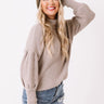 Berkshires Bound Knit Sweater In Taupe Image - 1