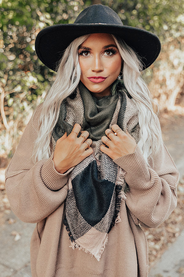 Wrapped In Cozy Blanket Scarf Image - 2