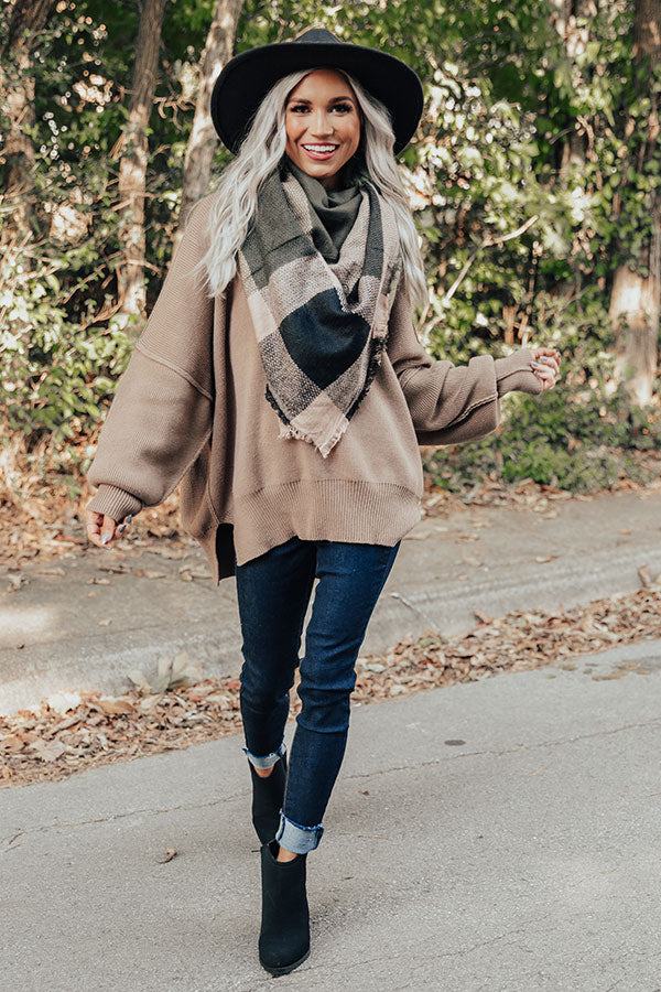 Wrapped In Cozy Blanket Scarf Image - 5