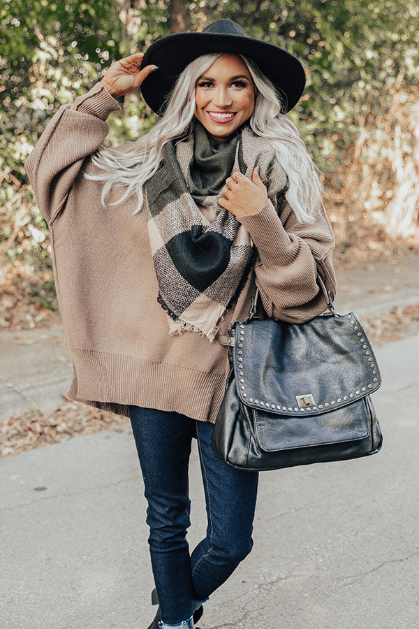 Wrapped In Cozy Blanket Scarf Image - 4