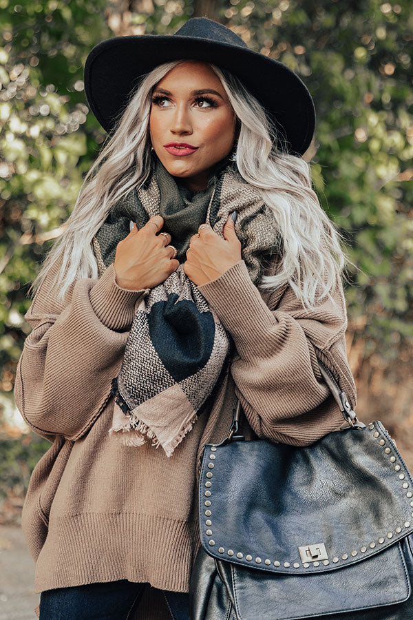 Wrapped In Cozy Blanket Scarf Image - 3