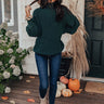 Berkshires Bound Knit Sweater In Hunter Green Image - 1