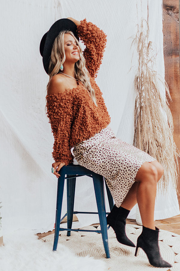 Coffee Until Cocktails Satin Midi in Champagne Image - 5