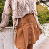 Now And Later Button Up Skirt In Iced Mocha Image - 1