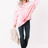 Comfort Zone Tie Dye Sweatshirt In Hot Pink Image - 1