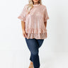 Counting Down To Kisses Sequin Top In Pink Curves Image - 1