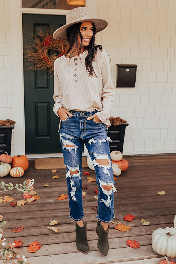 Highest Hope Shift Top In Iced Latte Image - 5