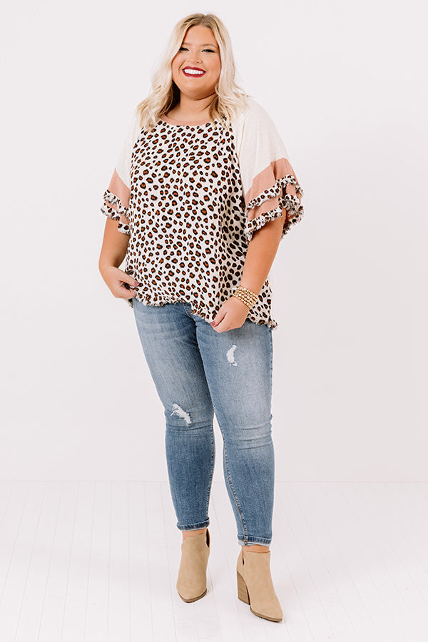 Trend Spotter Leopard Shift Top Curves Image - 3