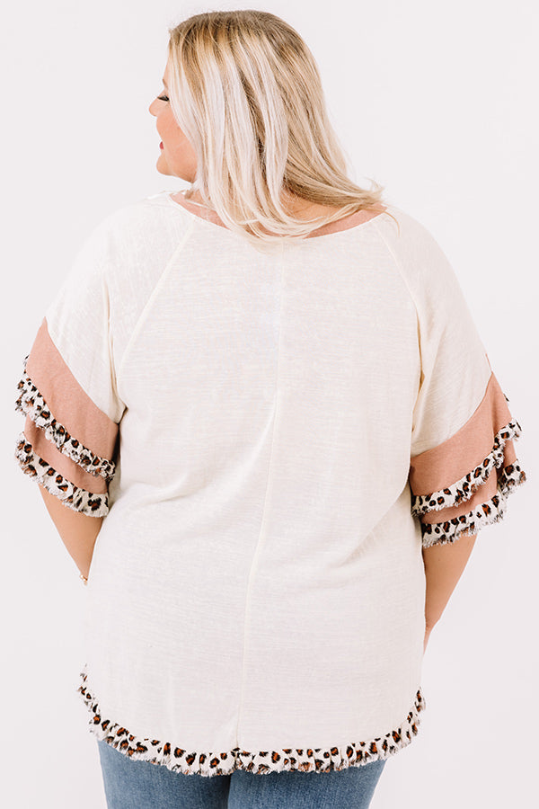 Trend Spotter Leopard Shift Top Curves Image - 4