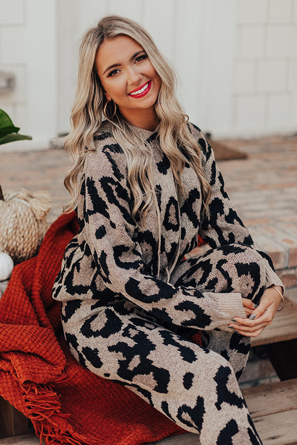 Cozy Coasting Leopard Hoodie Image - 1
