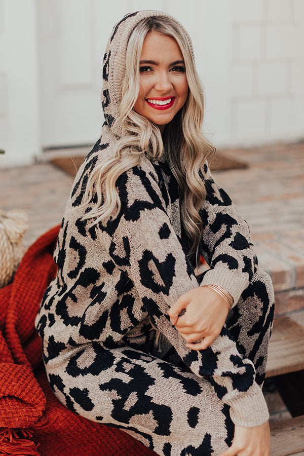 Cozy Coasting Leopard Hoodie Image - 5