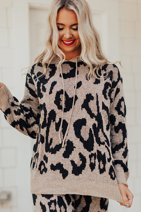 Cozy Coasting Leopard Hoodie Image - 2