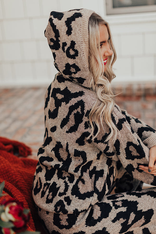 Cozy Coasting Leopard Hoodie Image - 4