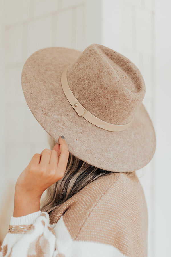 Hidden Trail Wool Fedora in Taupe Image - 2