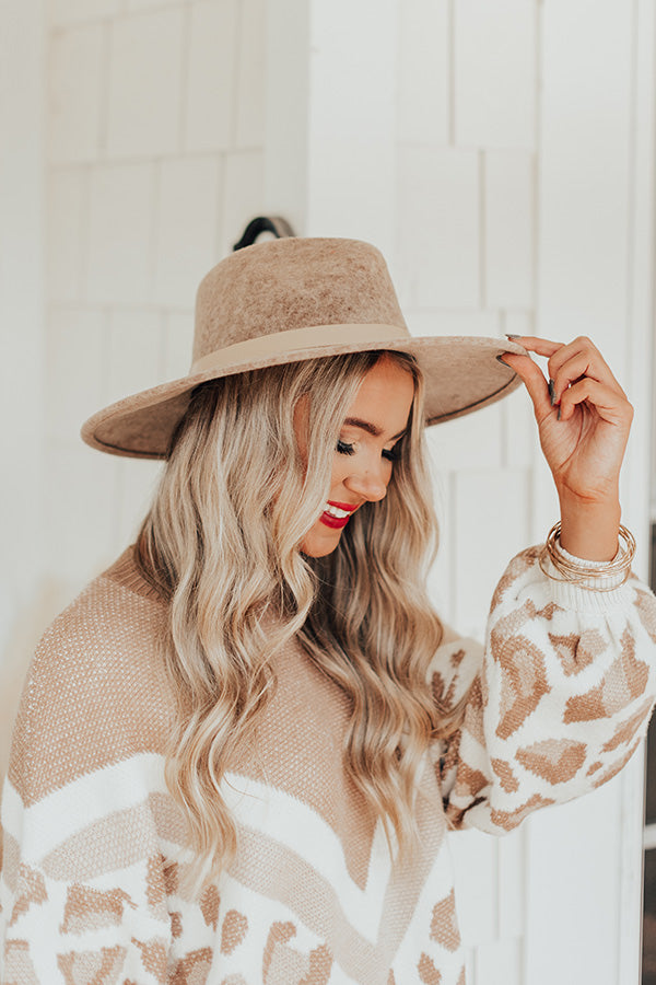 Hidden Trail Wool Fedora in Taupe Image - 4