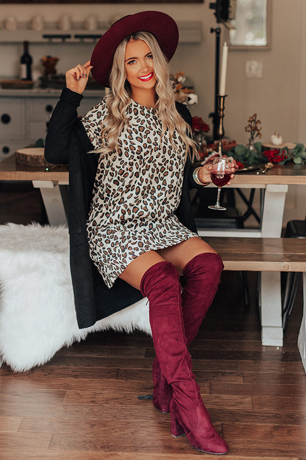 Desert Muse Leopard Dress Image - 3