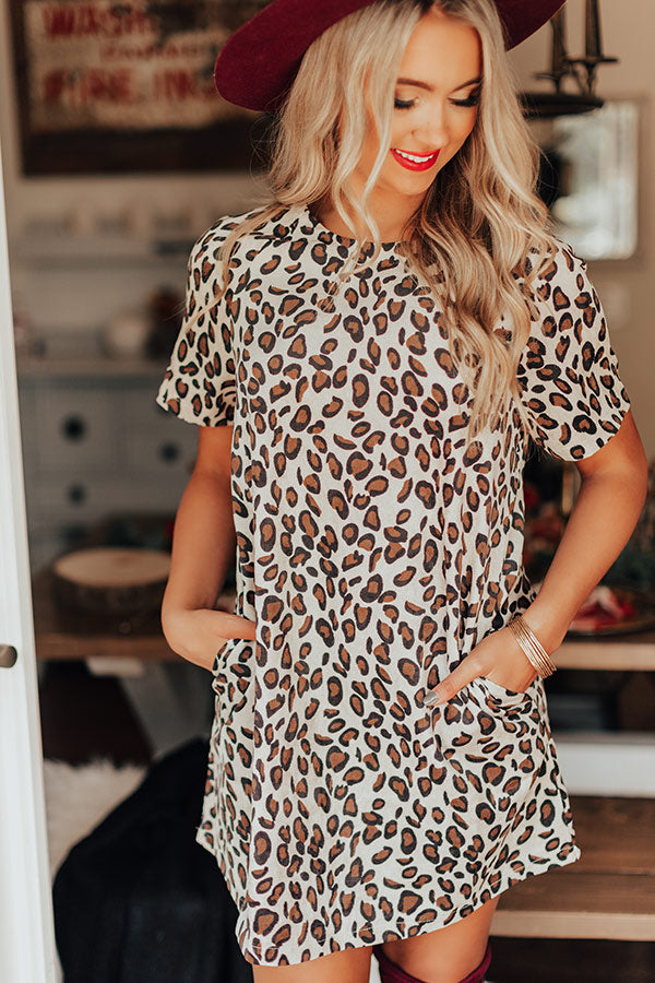 Desert Muse Leopard Dress Image - 2