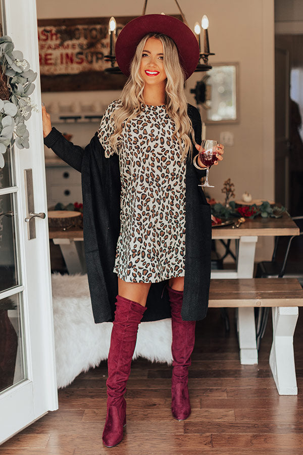 Desert Muse Leopard Dress Image - 1