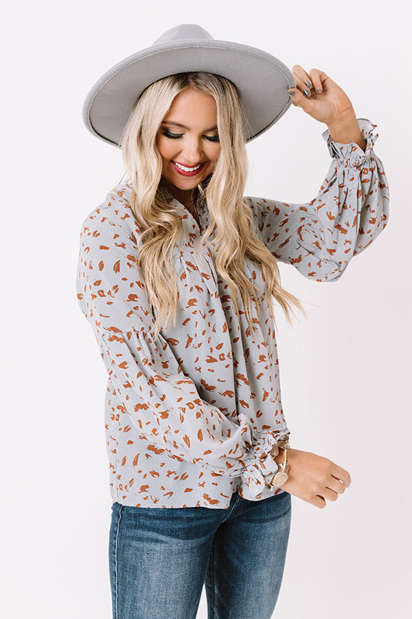 Love In Tribeca Shift Top In Airy Blue Image - 1