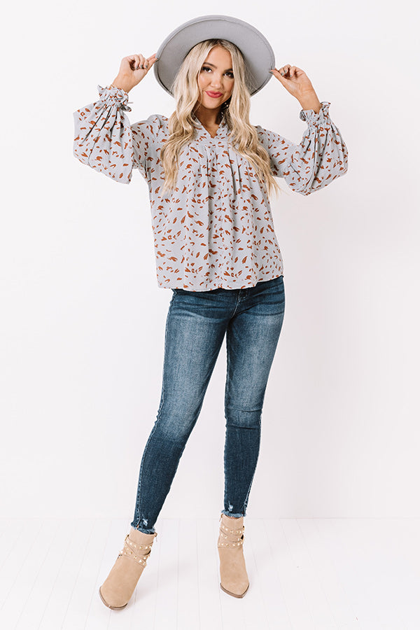 Love In Tribeca Shift Top In Airy Blue Image - 2