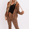 Perfectly Cozy Leopard Sweater In Camel Image - 1