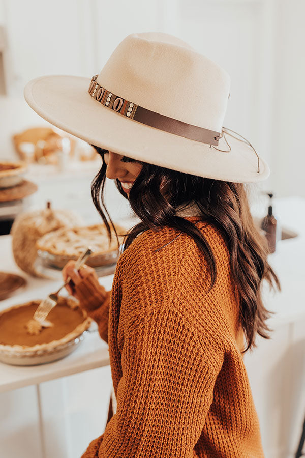 Soho Swooning Fedora Hat In Cream Image - 2