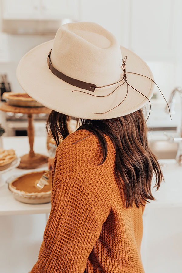 Soho Swooning Fedora Hat In Cream Image - 3