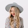 Soho Swooning Fedora Hat In Grey Image - 1