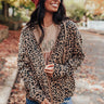 Perfectly Cozy Leopard Sweater In Mocha Image - 1