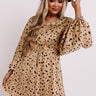 Down The Road Dress In Camel Image - 1