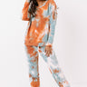 Dose Of Cozy Tie Dye Joggers In Tangerine Image - 1