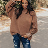 Haute Tea Chenille Sweater In Mocha Image - 1