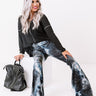 Chime In Tie Dye Flare In Navy Image - 1