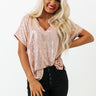 Gorgeous Glimmer Sequin Shift Top In Pink Image - 1