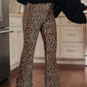 The Audette High Waist Leopard Flare Image - 1