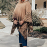 Mountain Mornings Leopard Poncho In Mocha   Curves Image - 1