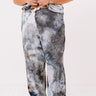 Cozy Mornings Tie Dye Joggers In Navy   Curves Image - 1