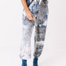 Cozy Mornings Tie Dye Joggers In Navy Image - 1