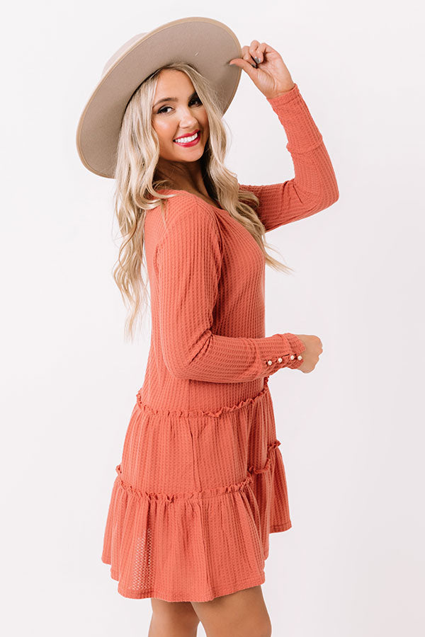 Still Charming Waffle Knit Dress • Impressions Online Boutique