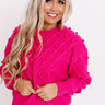 Novels And Tea Sweater in Hot Pink Image - 1