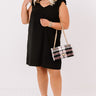 Song And Dance Ruffle Shift Dress In Black Curves Image - 1