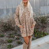 Play It Cool Leopard Sweater Dress In Camel Image - 1