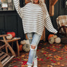 Cambridge Cuddles Stripe Shift Sweater In Cream Image - 1