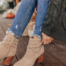 Steve Madden Cala Suede Bootie in Tan Image - 1