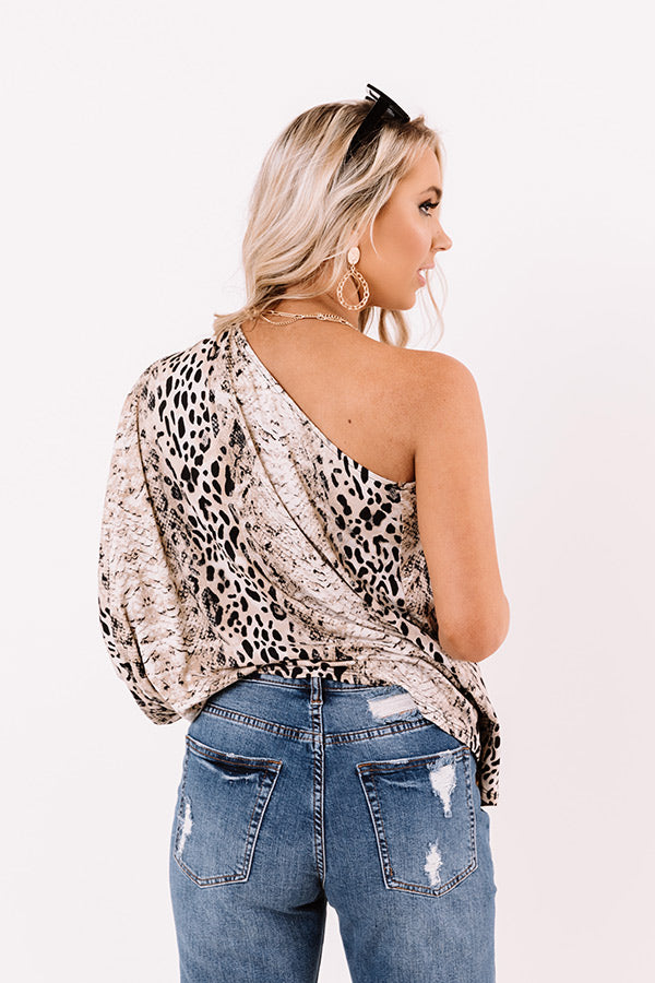 Chic Mood Snake Print Top Image - 5