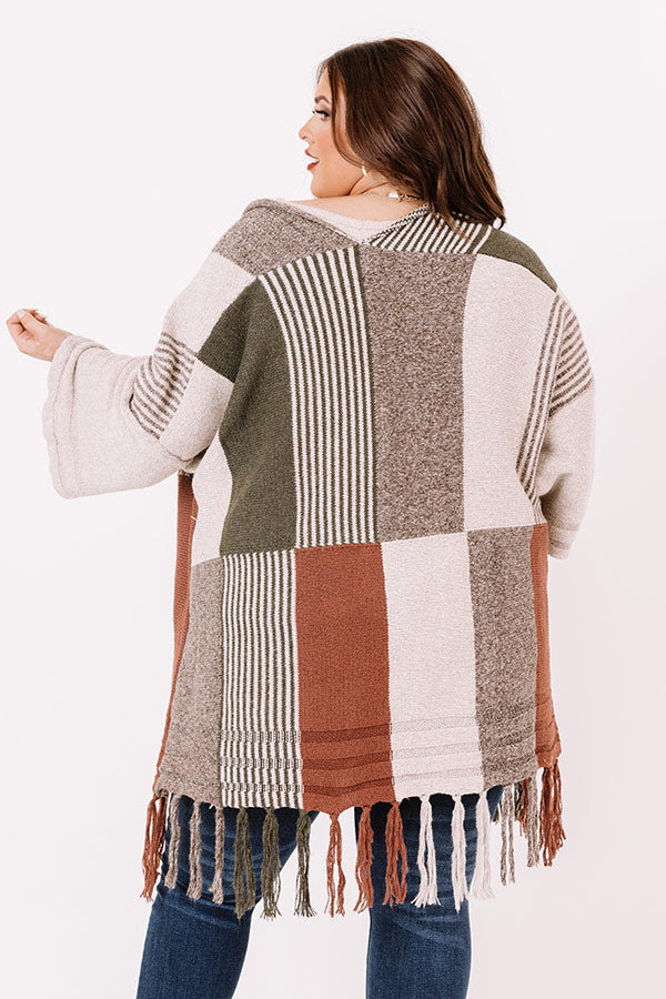 Stay Chilly Colorblock Cardigan    Curves Image - 1