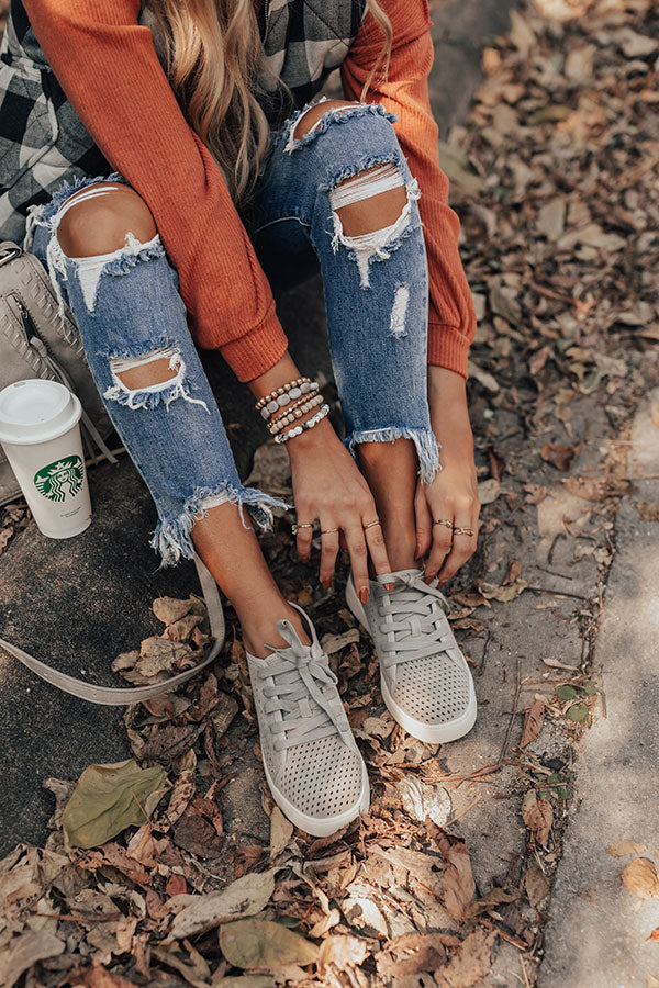 The Kitt Sneaker In Grey Image - 3